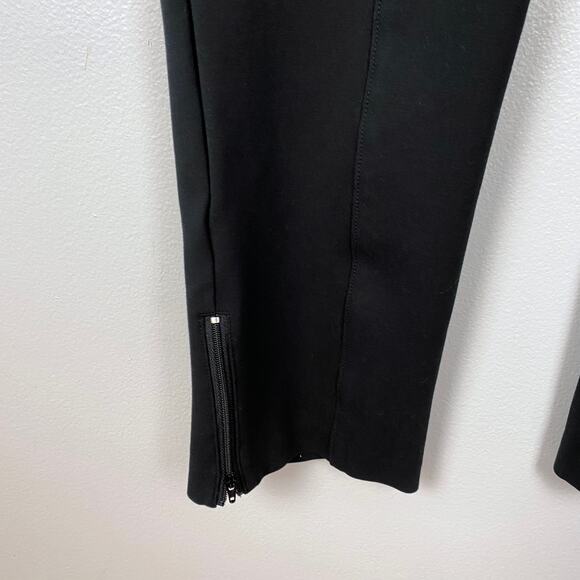 Talbots Pleated Ankle Zip Pant Black Career Ankle Slant Pockets Work Size 14 - Picture 8 of 11